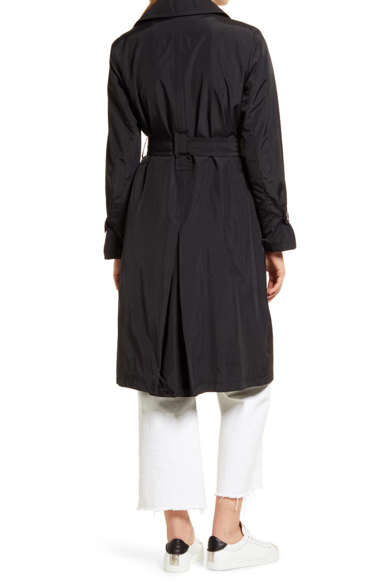 Sam Edelman Double Breasted Nylon Trench Coat, Alternate, color,