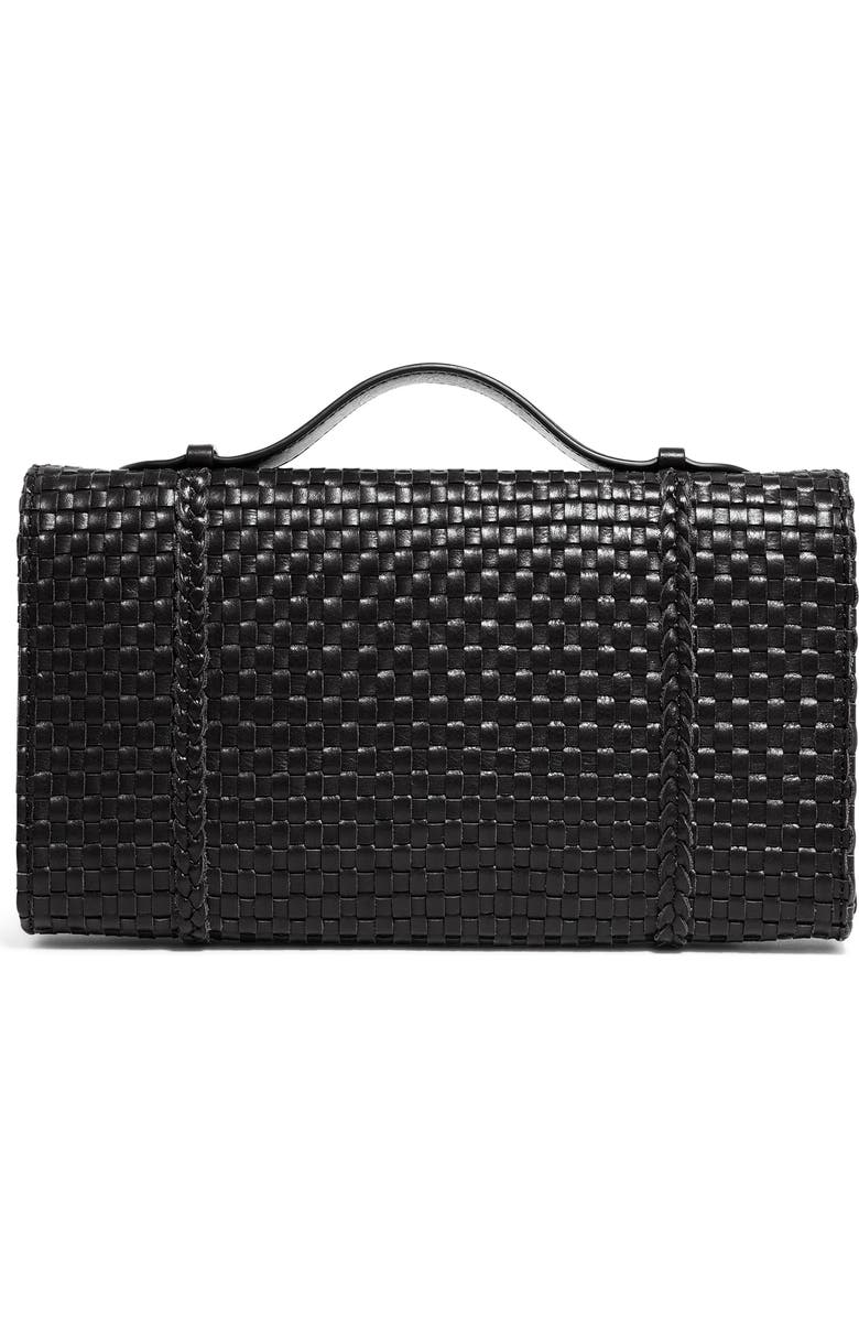 AIMEE Chelsea Woven Lether Convertible Clutch, Alternate, color,
