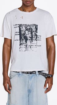 JADED LONDON Biblical Cotton Graphic T-Shirt