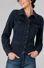 Liverpool Los Angeles Fitted Patch Pocket Denim Jacket