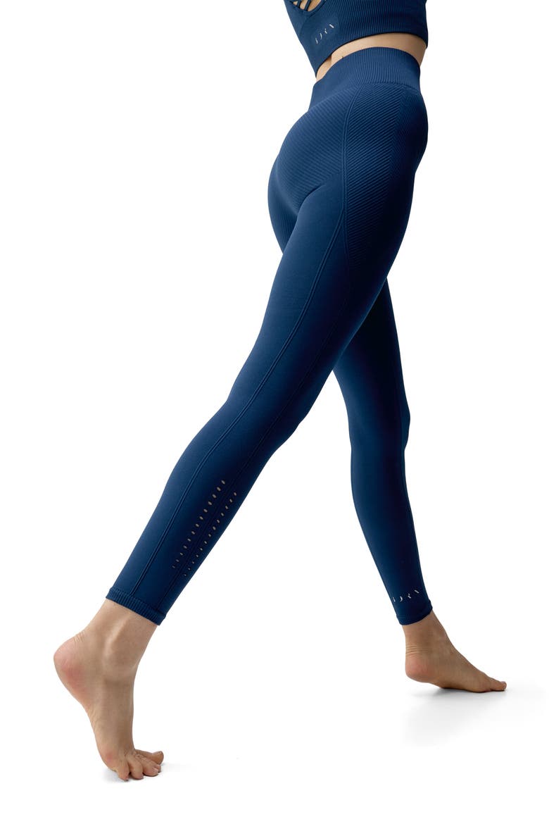 India Seamless High Rise Sport Legging, Alternate, color, Sailor Blue