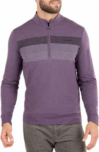 TravisMathew Pioneer Stretch Cotton Blend Half Zip Pullover