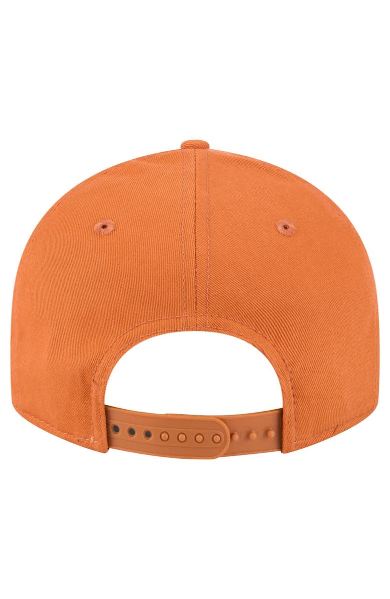 New Era Men's New Era Texas Orange Texas Longhorns Low Profile 9FIFTY Snapback Hat, Alternate, color, Burnt Orange