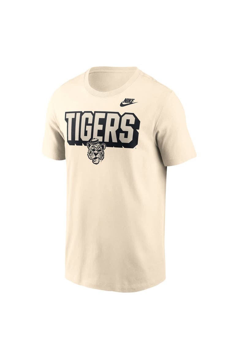 Men's Nike Natural Clemson Tigers Bold Fashion T-Shirt, Alternate, color, Natural