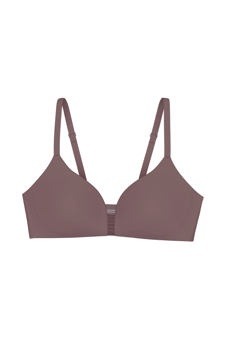 Flex Smart Seamless Wireless Padded Bra, Main, color, Rose Brown