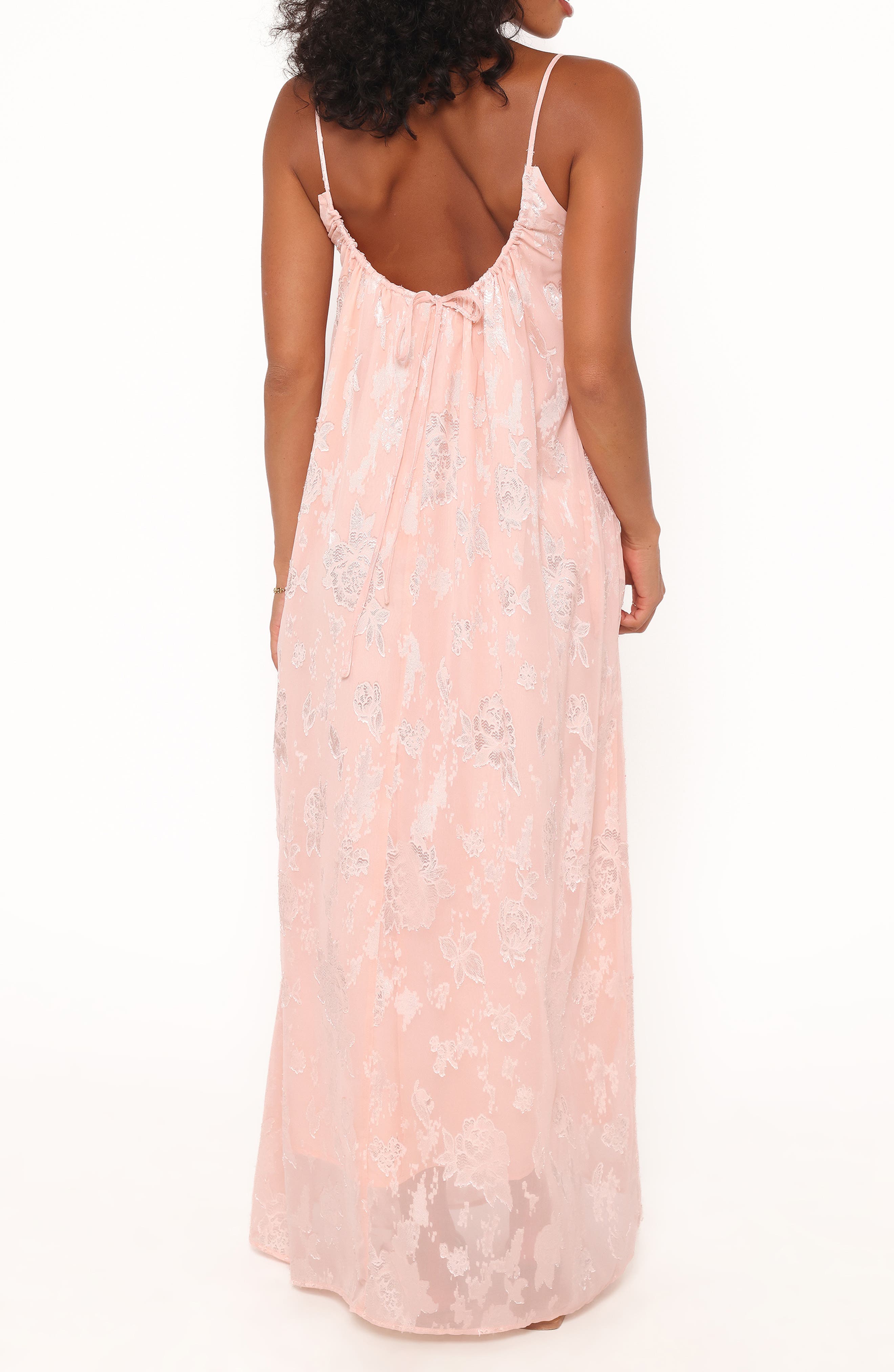 Lumina Metallic Jacquard Maxi Dress - image 2