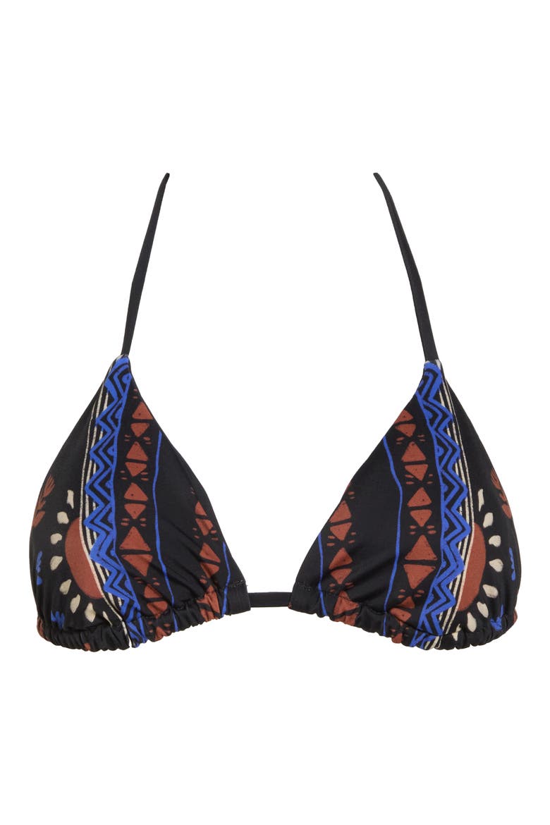 Gia Triangle Bikini Top, Alternate, color, LA SOL