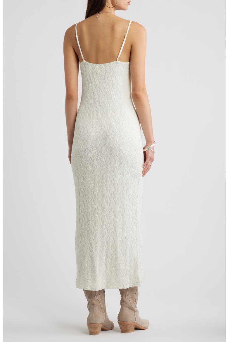 Lace Cowl Neck Maxi Dress, Alternate, color, IVORY