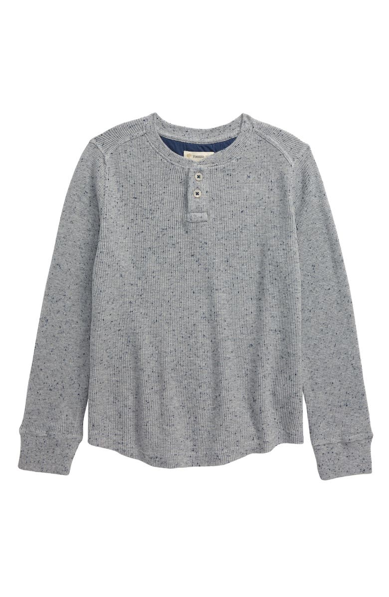 Tucker + Tate Long Sleeve Waffle Henley T-Shirt, Main, color, 