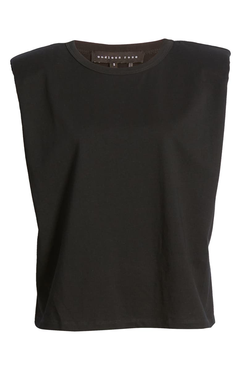 Endless Rose Padded Shoulder T-Shirt, Alternate, color, 