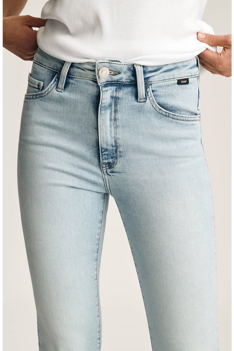 Kendra High Waist Straight Leg Jeans, Alternate, color, ICE BRUSHED TRIBECA