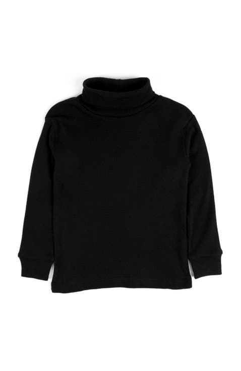 Kids Turtleneck, 100% Cotton, Solid Colors