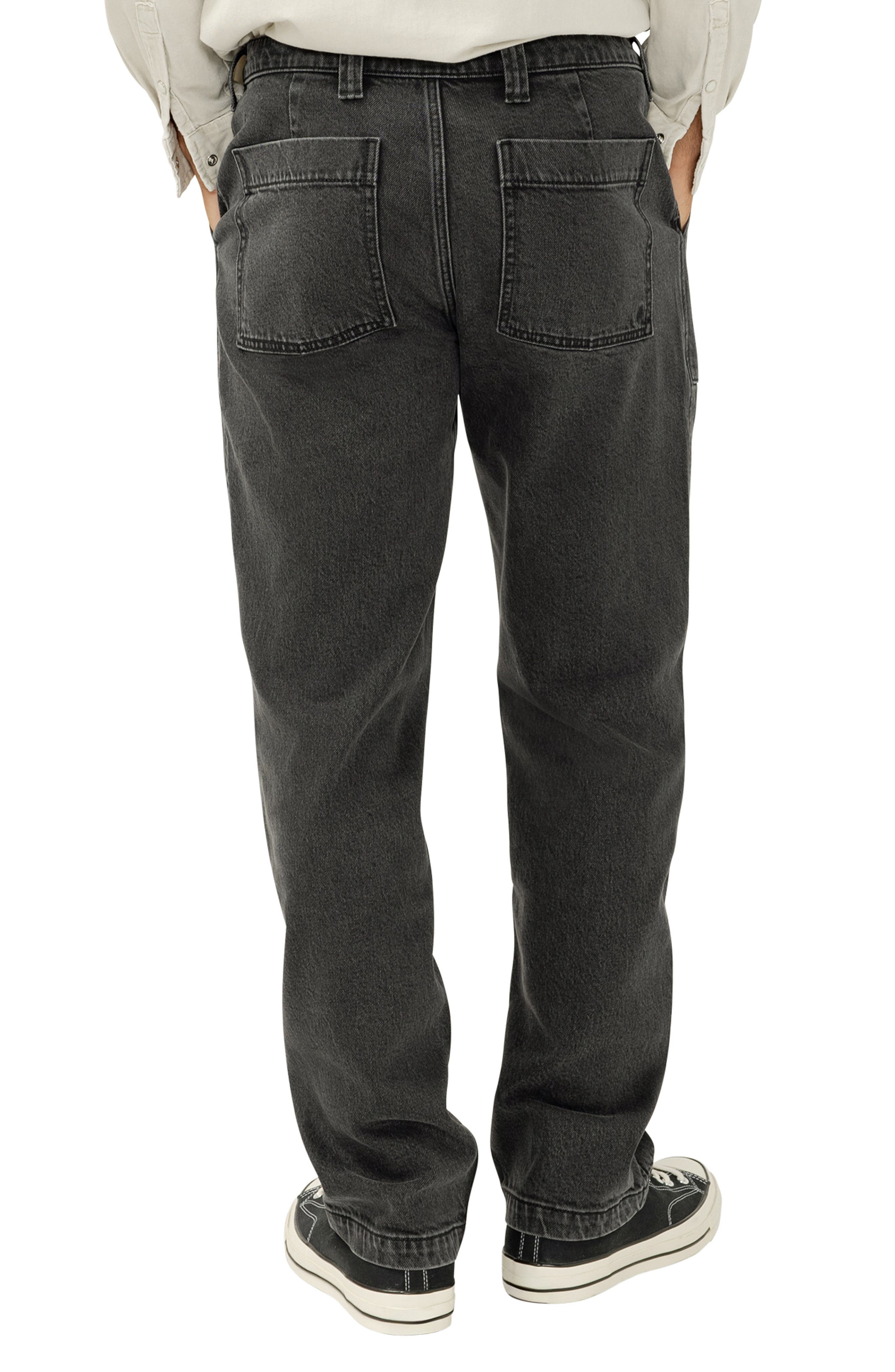 Straight Leg Utility Jeans - image 2