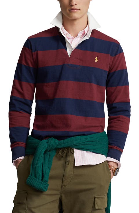 Stripe Cotton Rugby Shirt