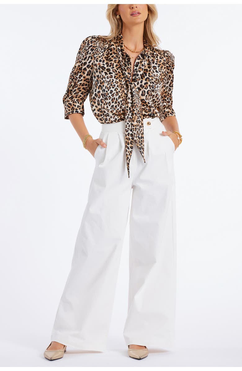 Bishop + Young Remi Tie Neck Top, Alternate, color, 