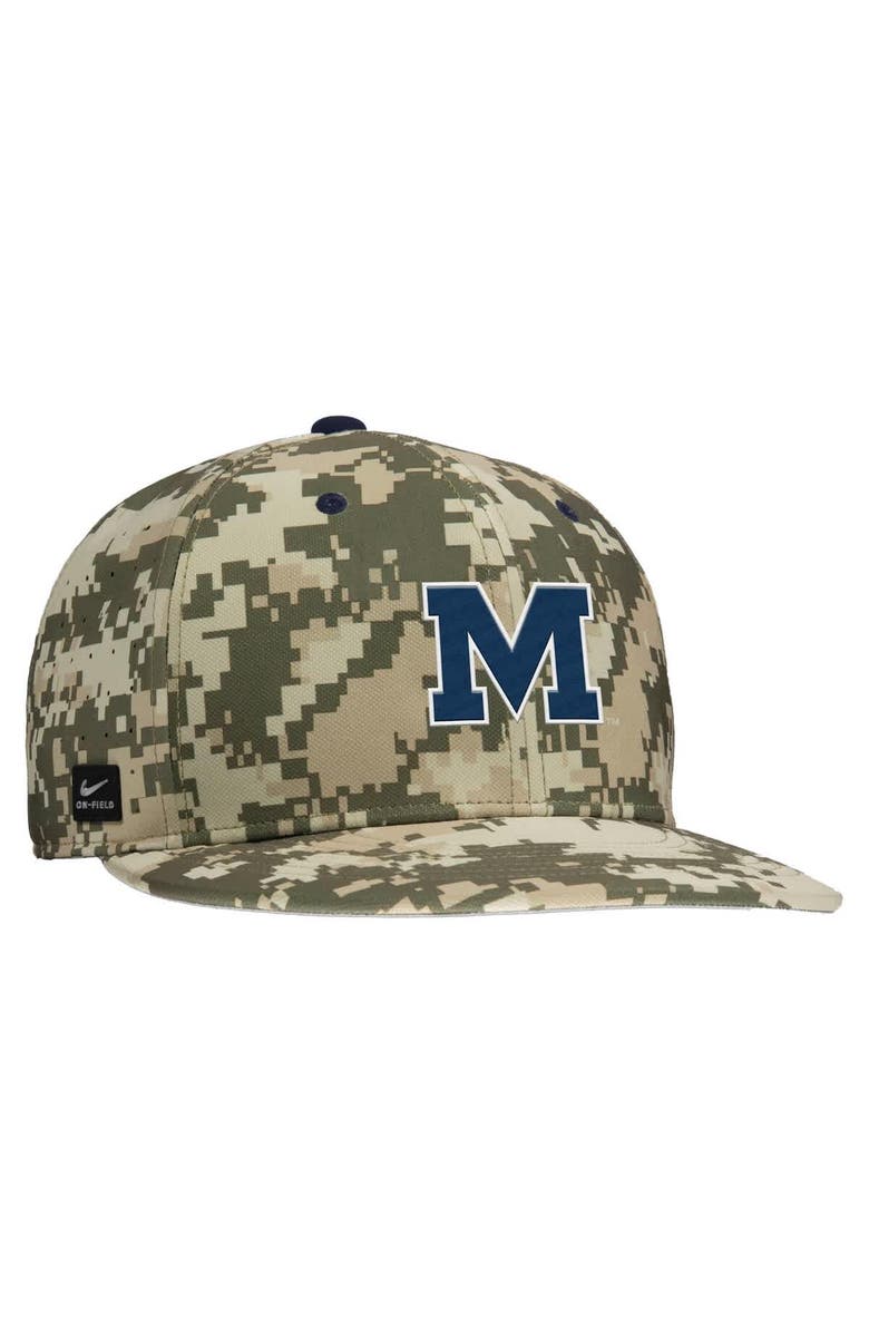 Nike Men's Nike Digital Camo Ole Miss Rebels On-Field Baseball Performance Fitted Hat, Alternate, color, Camo