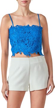 Endless Rose Lace Crop Camisole