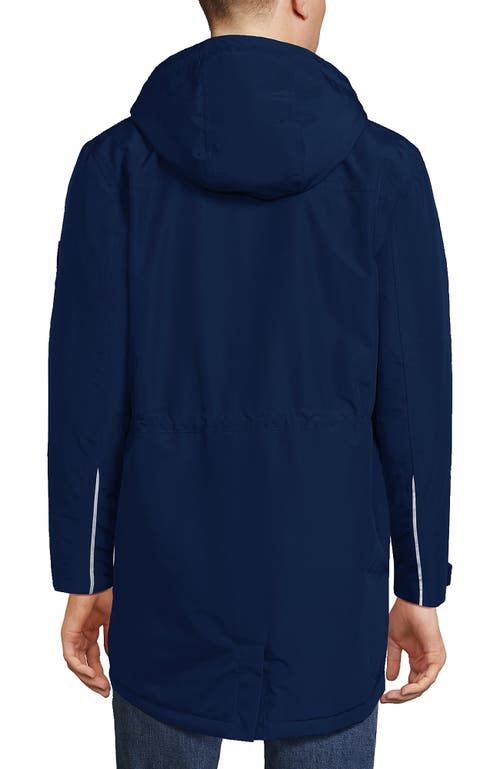Lands' End Waterproof Squall Parka In Blue