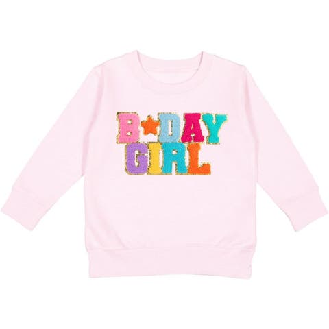 Birthday Girl Patch Sweatshirt (Baby, Toddler, Little Kid & Big Kid)