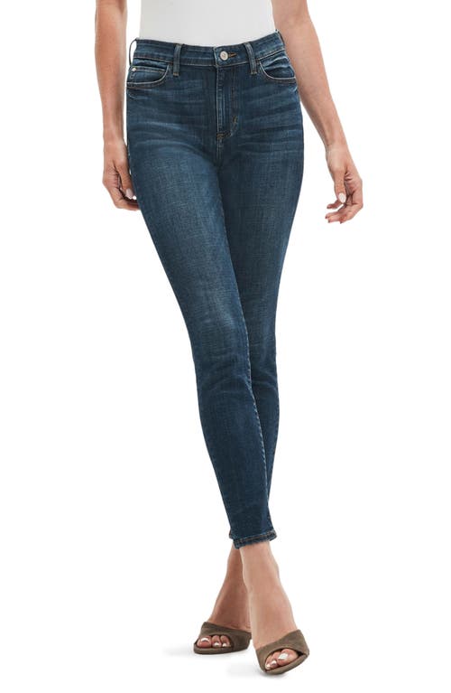 Guess 1981 High Waist Ankle Skinny Jeans In Blue