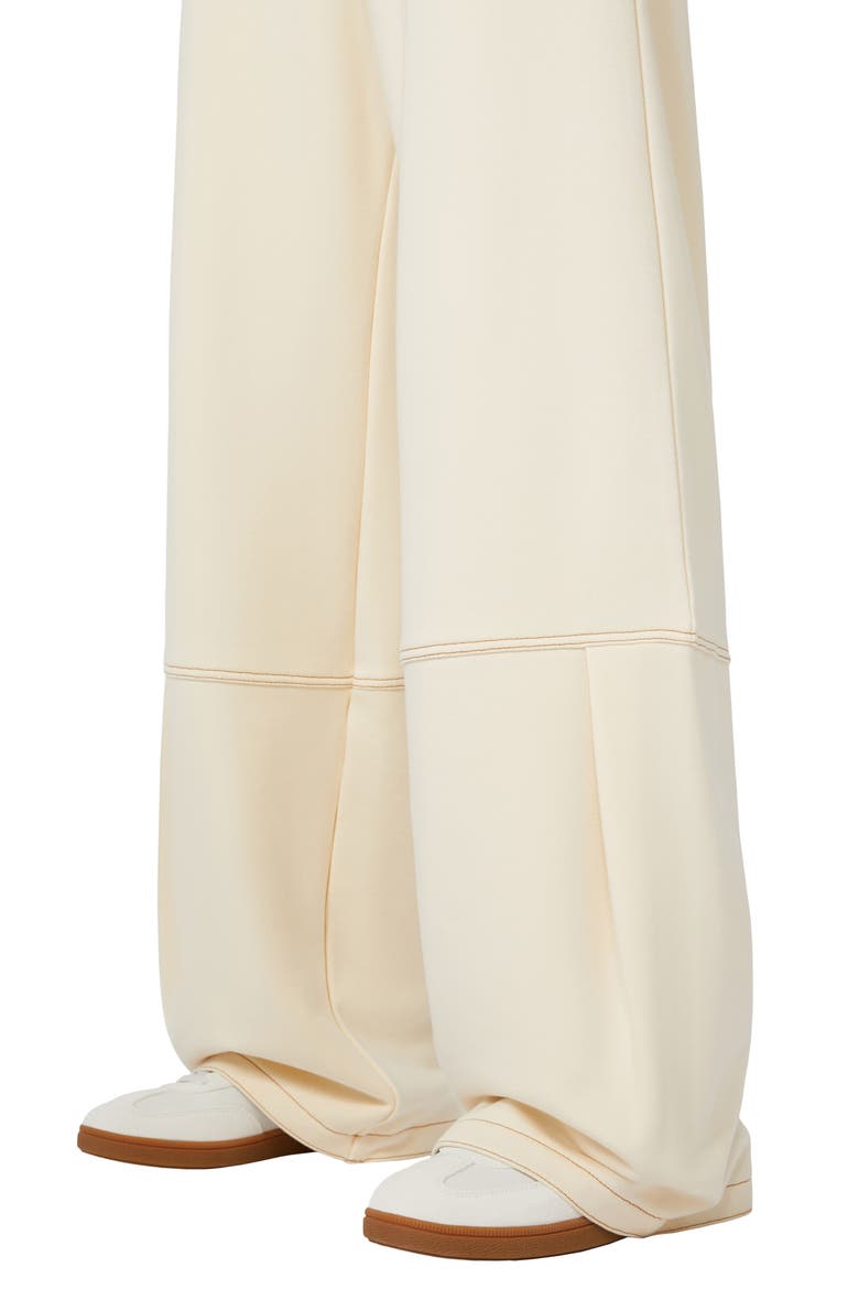 Panfilo Tie Waist Wide Leg Pants, Alternate, color, IVORY