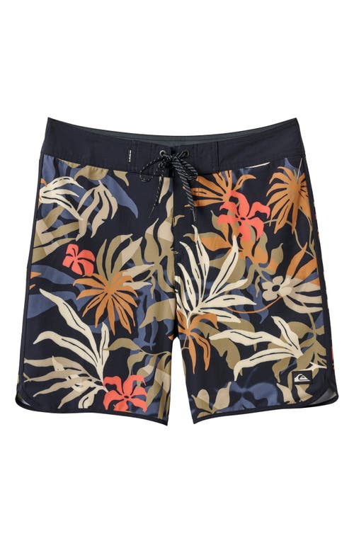 Quiksilver Surfsilk Scallop Board Shorts In Blue