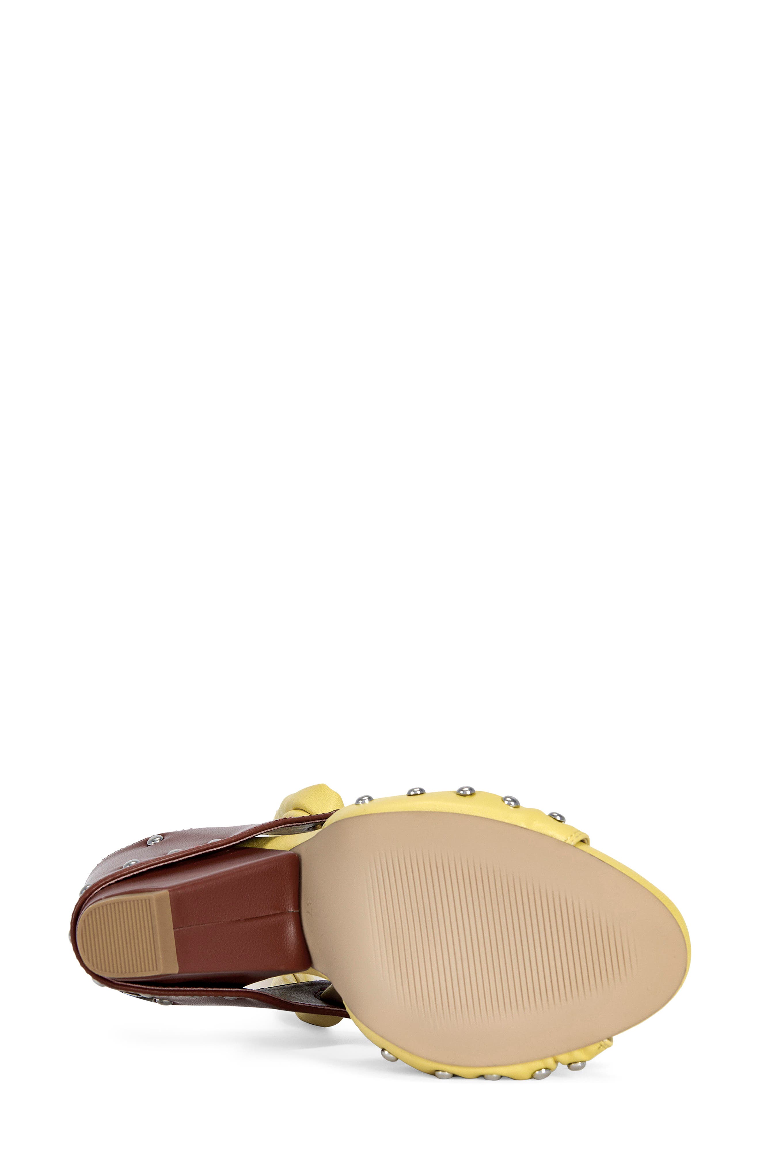 AZALEA WANG Aruba Ankle Tie Sandal, Alternate, color, Yellow