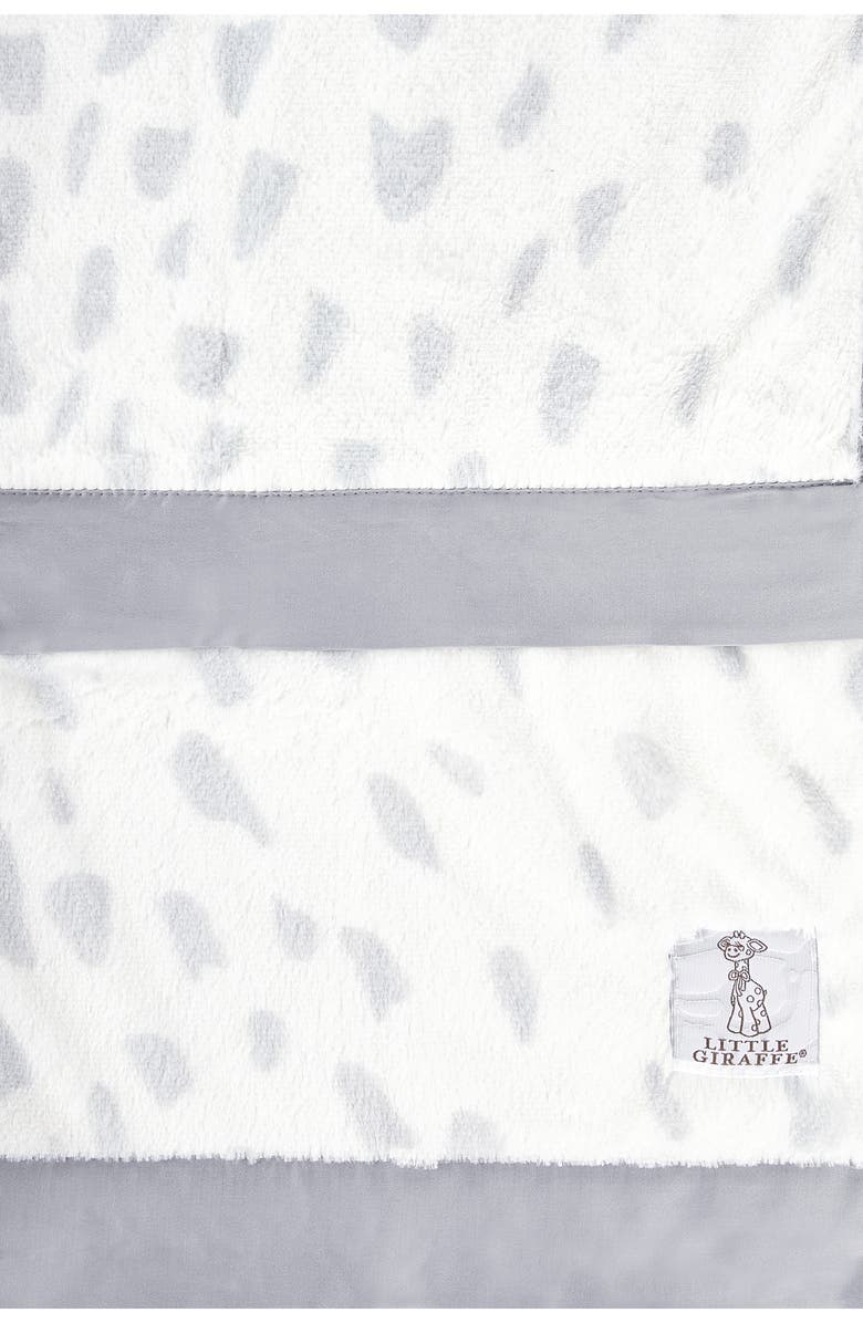 Little Giraffe Luxe Deer Faux Fur Baby Blanket, Alternate, color, 