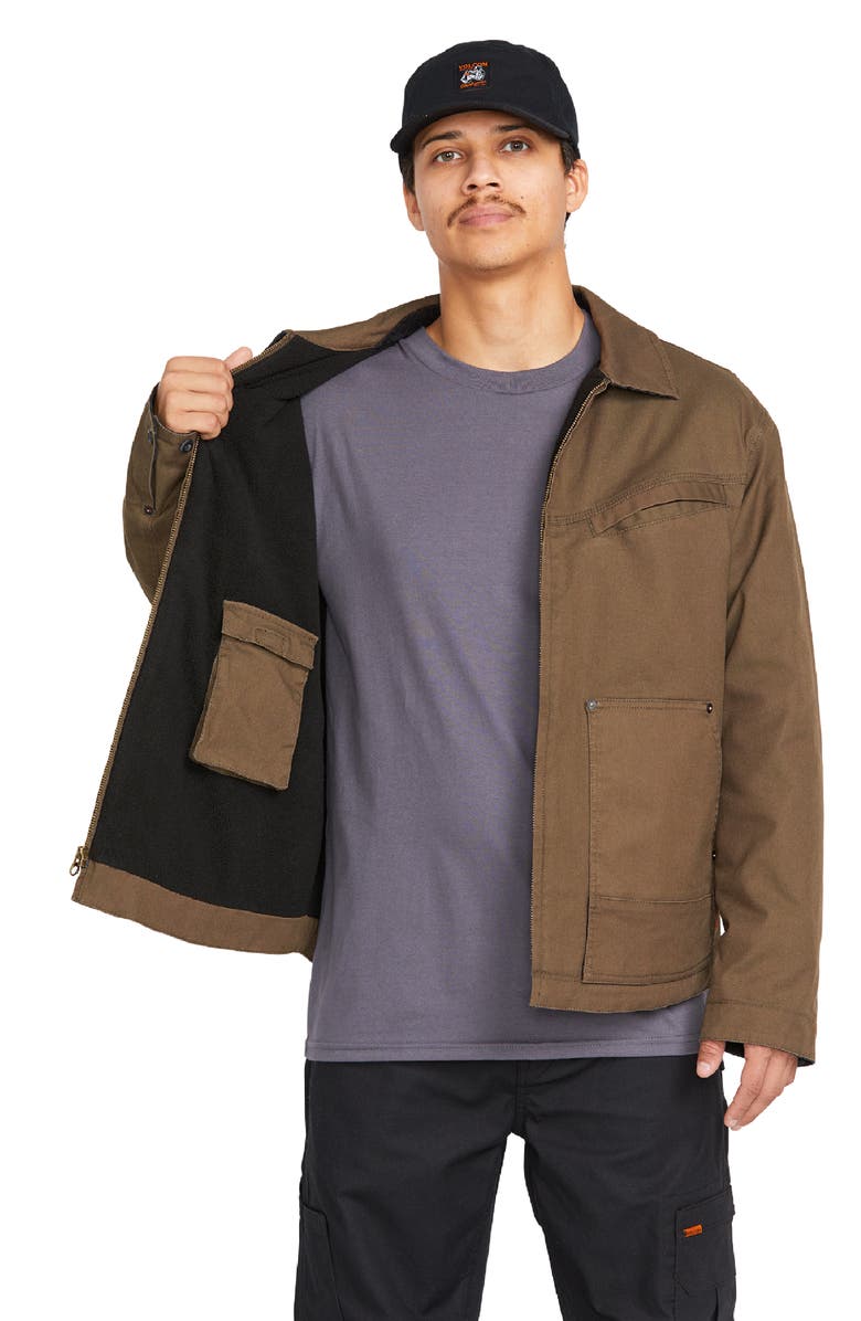 Volcom Workwear Heavy Zip Jacket, Alternate, color, 