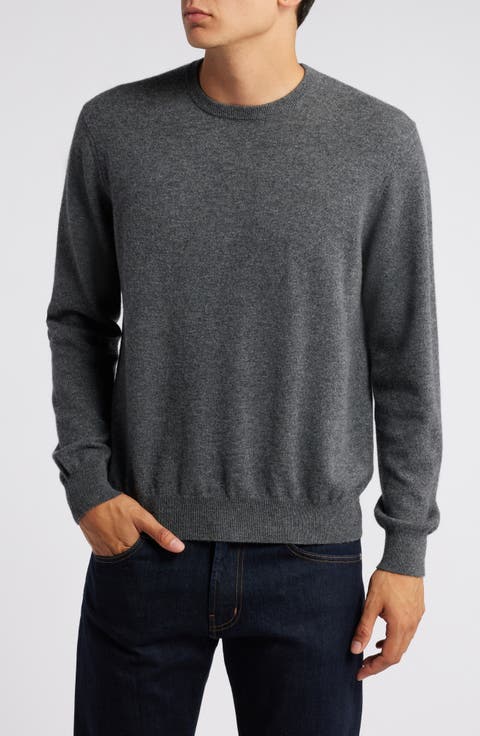 Merino Wool & Cashmere Crewneck Sweater