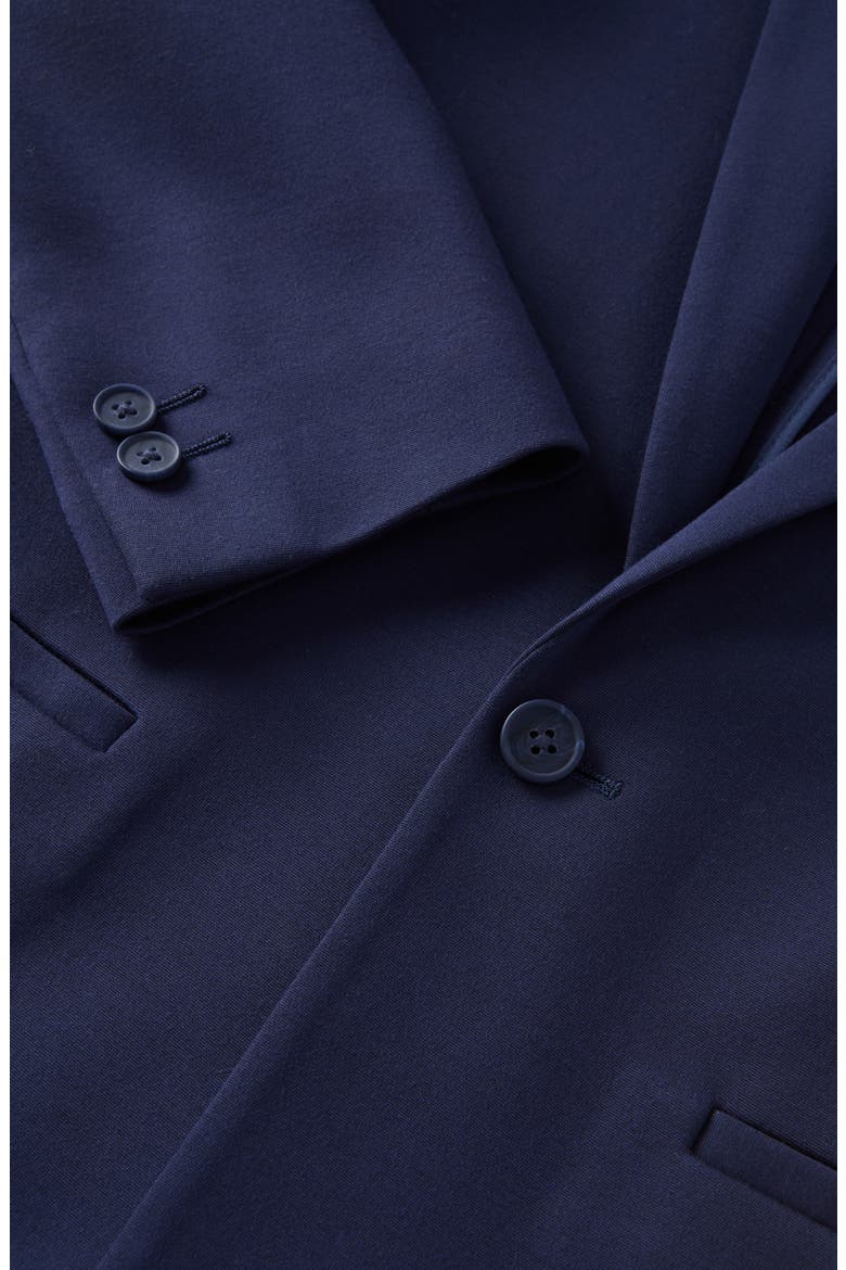 Kids' Navy Knit Sport Coat, Alternate, color, NAVY PEACOAT