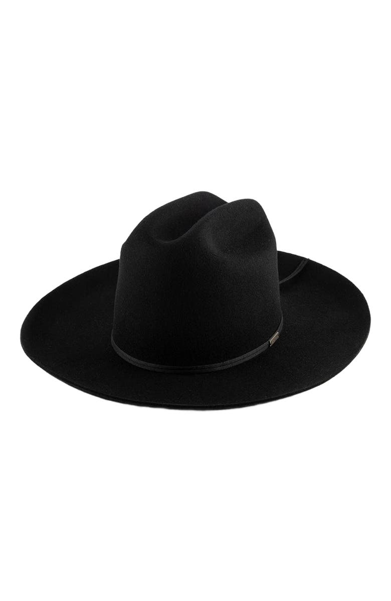 Gigi Pip Ezra Western Hat, Main, color, Black