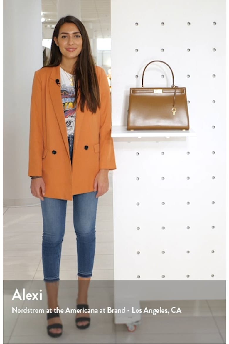 Large Lee Radziwill Leather Bag video