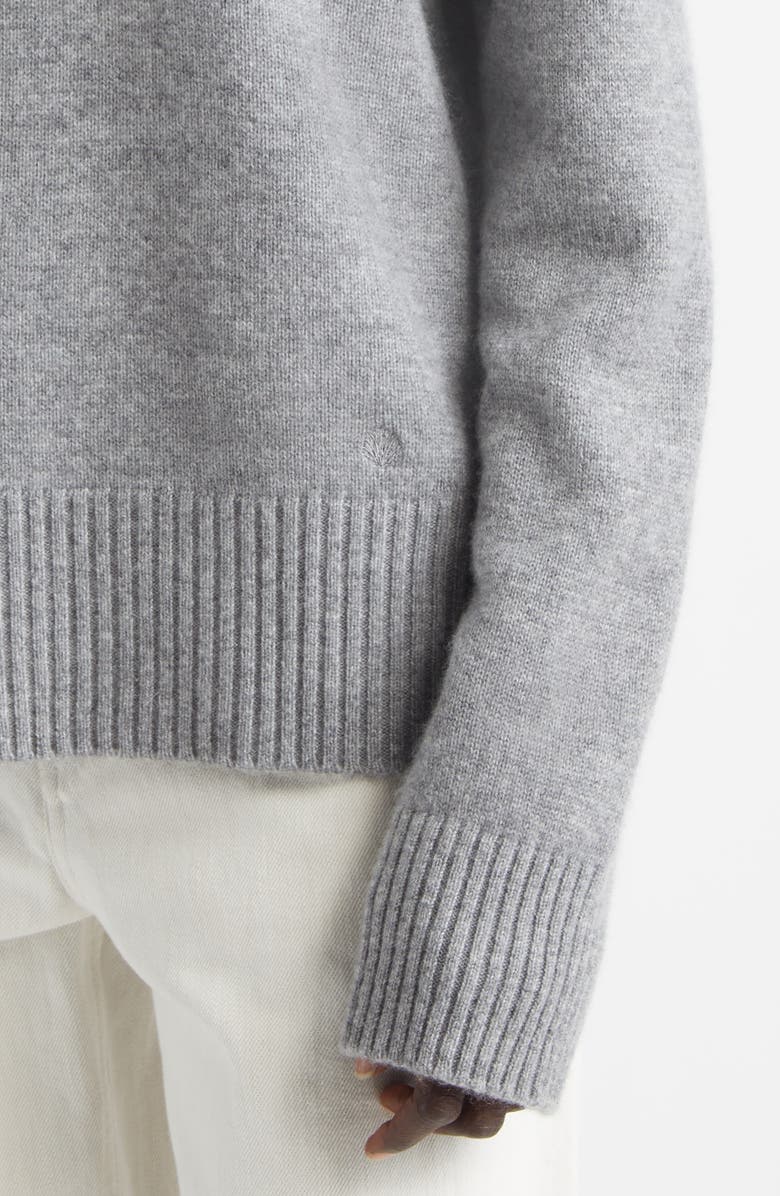 LOULOU DE SAISON Baltra Cashmere Sweater, Alternate, color, Grey Melange