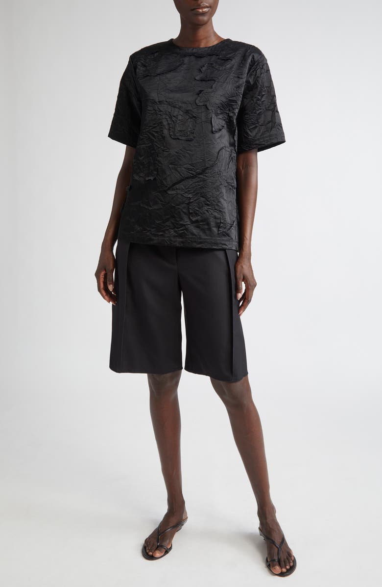 Jason Wu Collection Crinkled Satin Top, Alternate, color, 