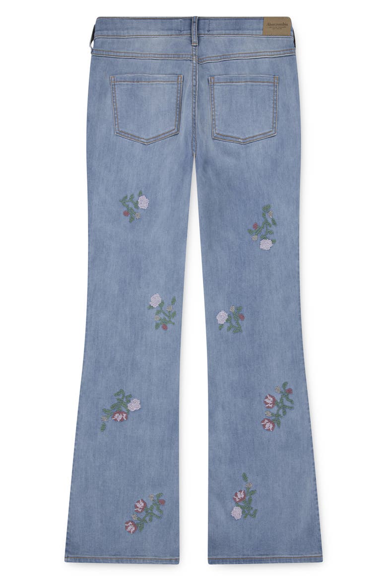 Kids' High Waist Flare Leg Jeans, Alternate, color, NOT A DITSY