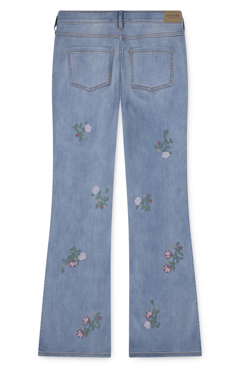 abercrombie kids Kids' High Waist Flare Leg Jeans, Alternate, color, Not A Ditsy
