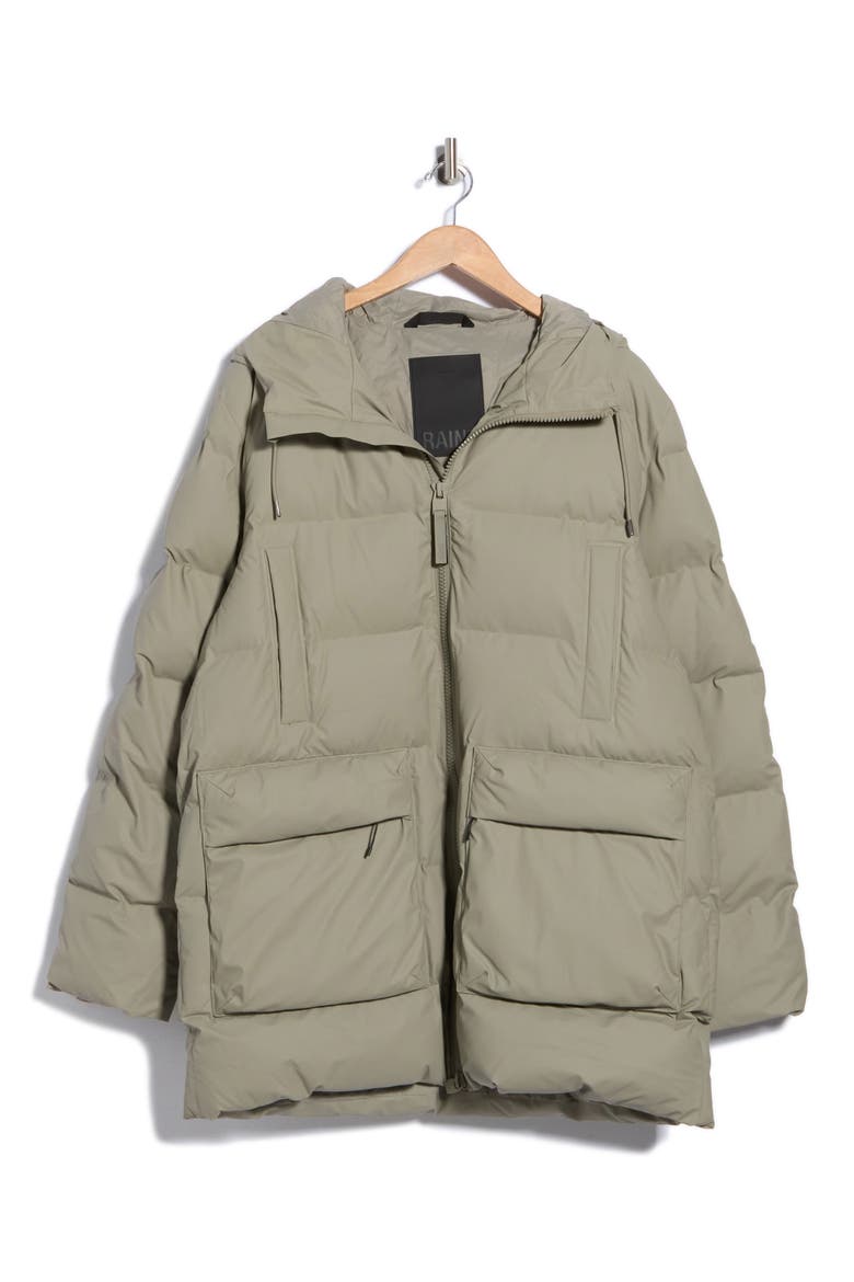 Alta Water Repellent Insulated Cargo Puffer Jacket, Main, color, DRIFT
