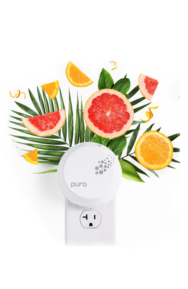 PURA x Capri Blue Volcano Smart Diffuser & Fragrance Set, Alternate, color, 