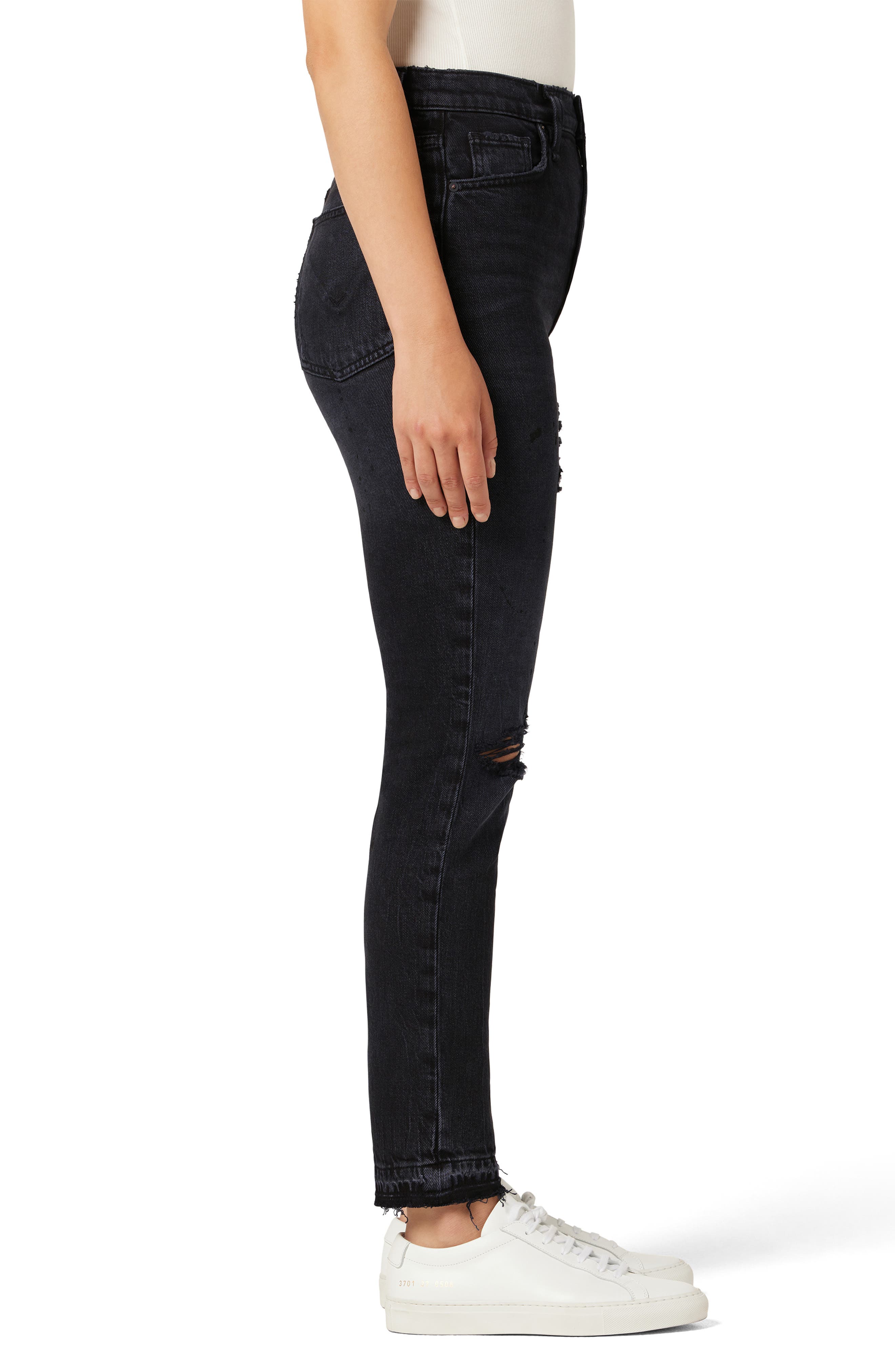 Hudson Jeans Harlow Ultrahigh Waist Ripped Cigarette Jeans (Women ...