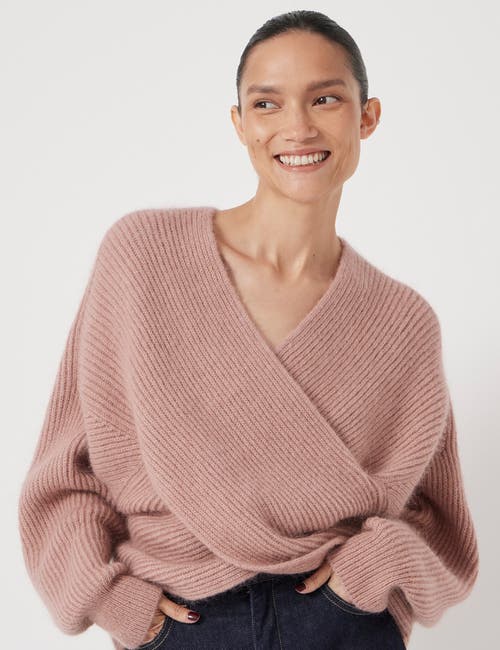 Hush Betty Wool Blend Sweater In Pink