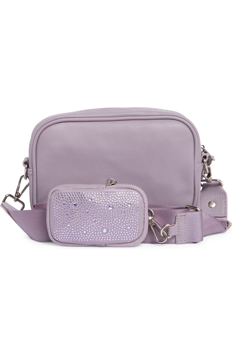 Madden Girl Faux Leather Cargo Camera Bag, Alternate, color,