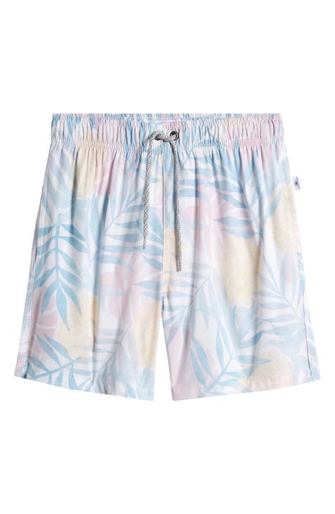 Kids' Tropical Print Volley Swim Trunks (Little Kid & Big Kid)