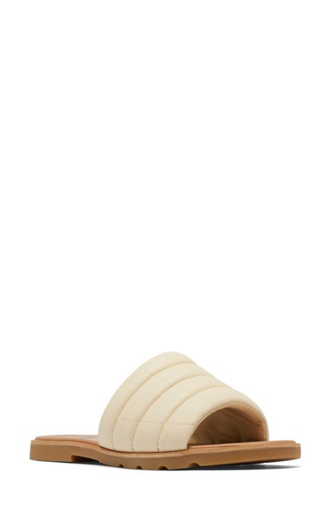 Ella III Quilted Puff Slide Sandal (Women)