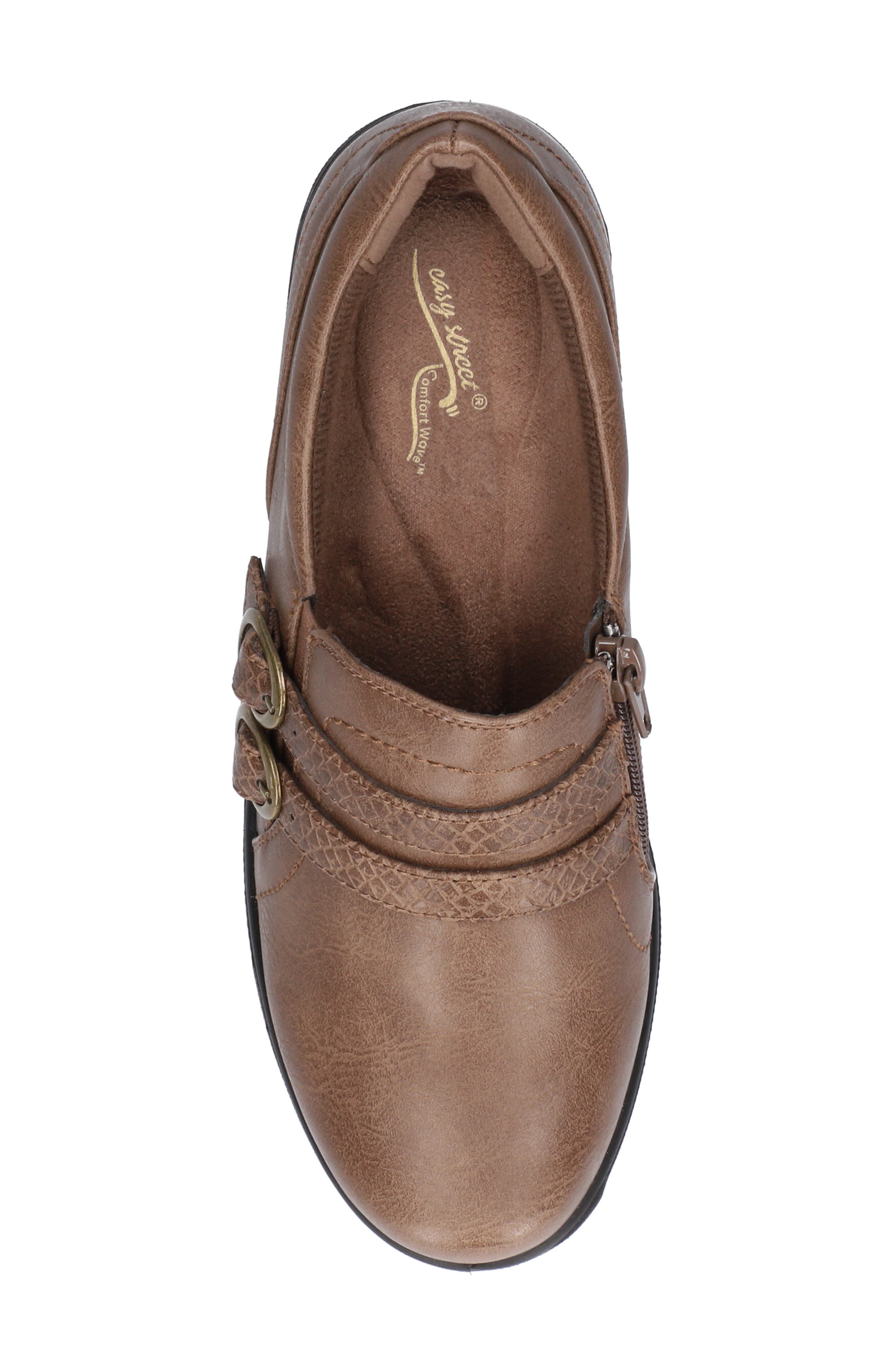 Stroll Faux Leather Clog, Alternate, color, TAUPE/ TAUPE SNAKE/ GORE