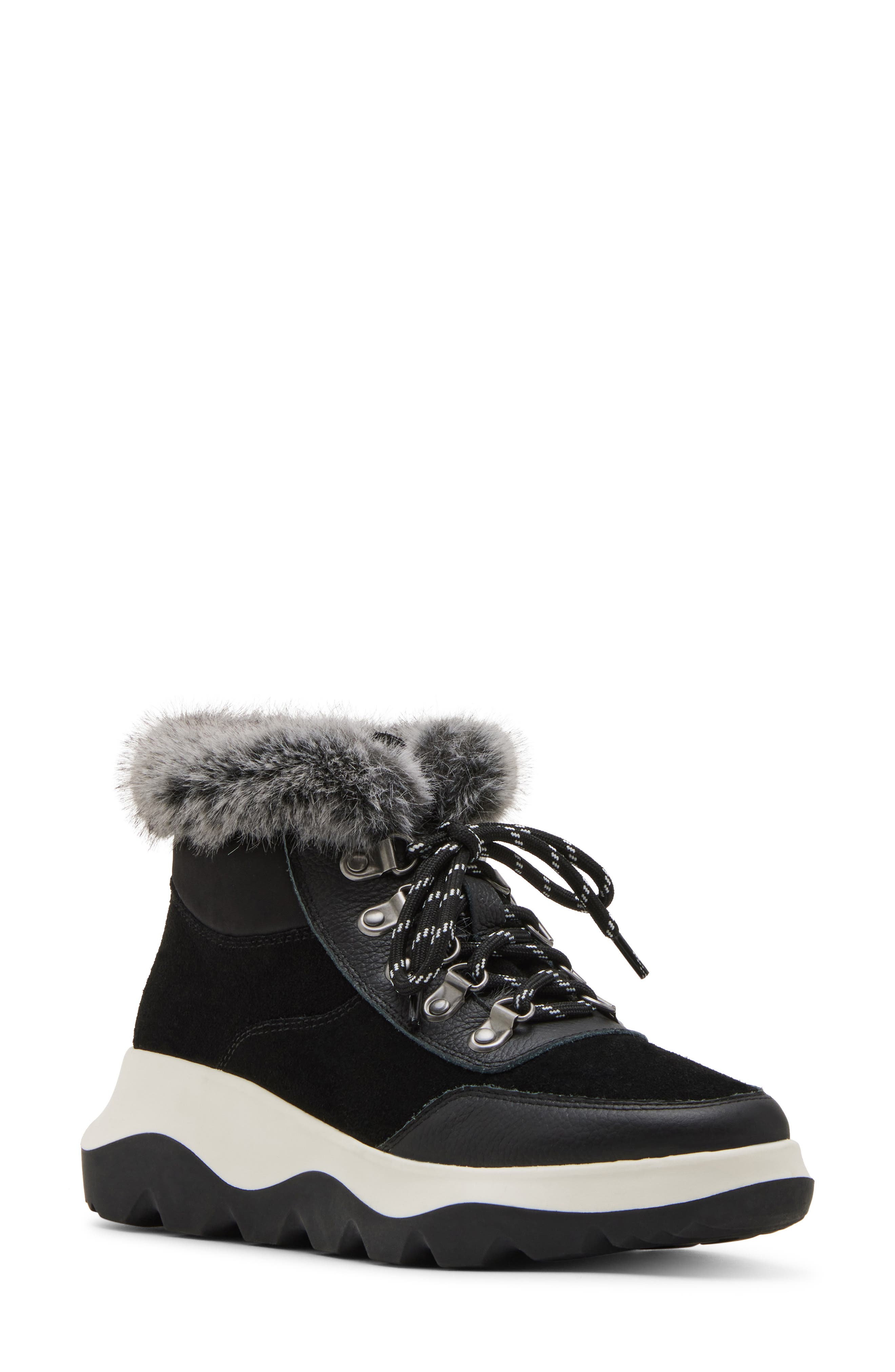 Blondo Ante Waterproof Faux Fur Trim Boot, Main, color, 