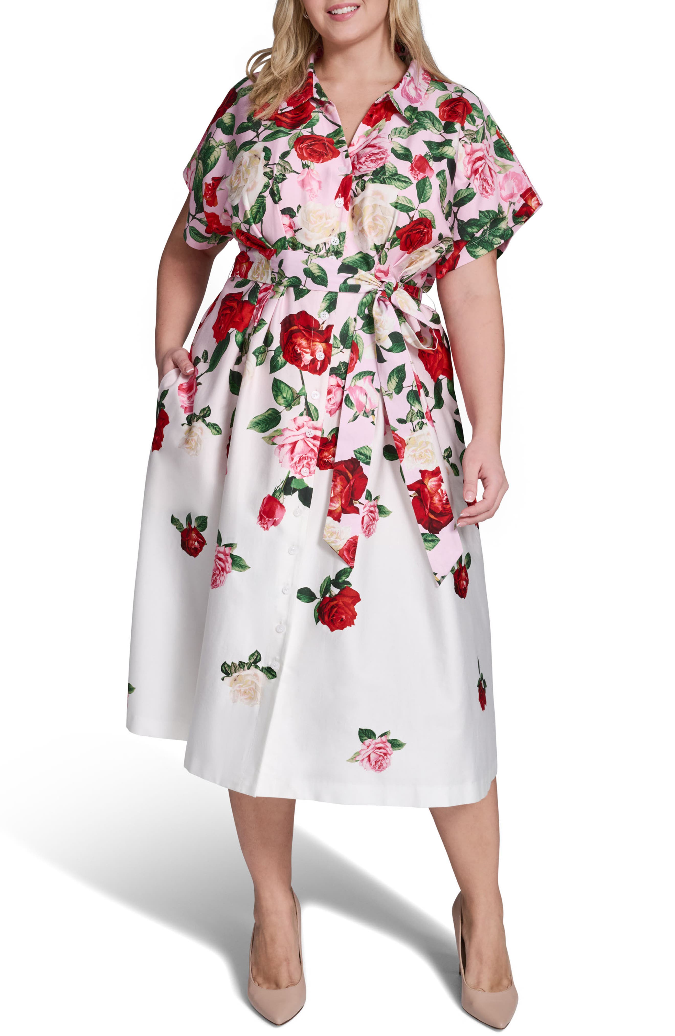 selected CORNELIA ROSE/ SFT WHT MULTI