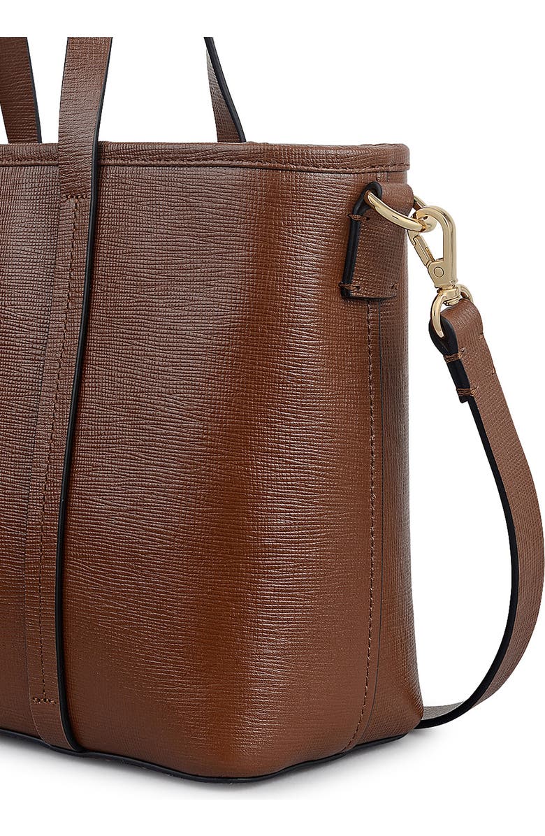 Radley Templeton Place Saffiano Leather Small Tote Bag, Alternate, color, Chocolate