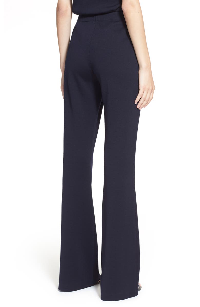 ST. JOHN Collection Kasia Milano Knit Bootcut Pants, Alternate, color, Navy