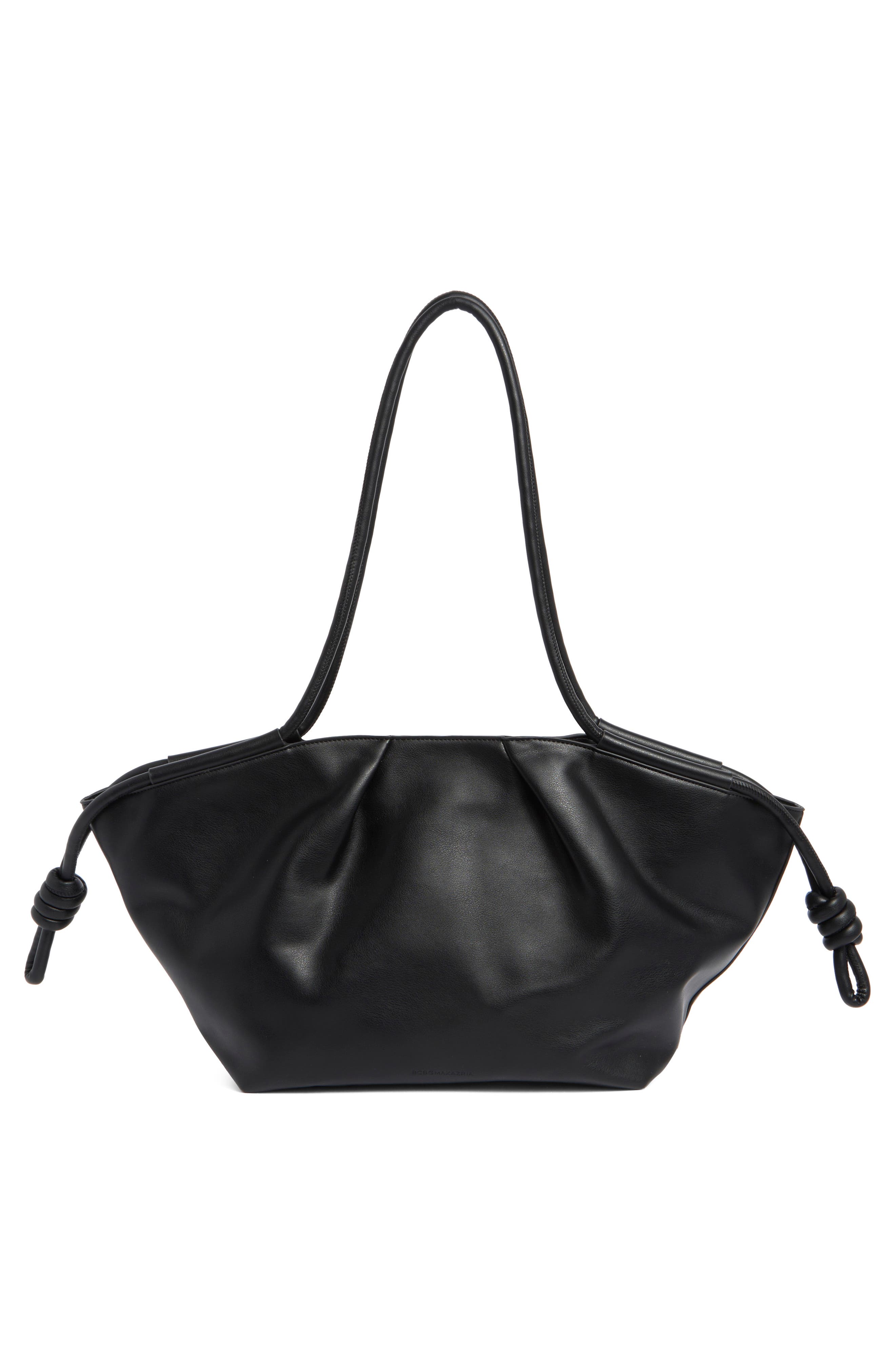 BCBG Corded Flare Tote Bag, Alternate, color, Black